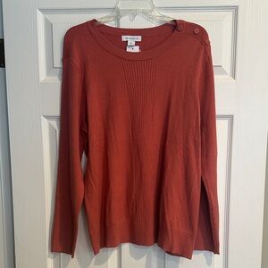 BRAND NEW!!! Liz Claiborne Rust Knit Top